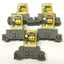 Used Lot of 5 Idec RY2S-L Ice Cube Control Relays 3A DPDT, 24VDC Coil w/Socket Bases