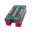 Used Hiwin HGH20CA Linear Guideway Block for 20mm Rail, 77.5x44x25.4mm, M5, 36.68kN