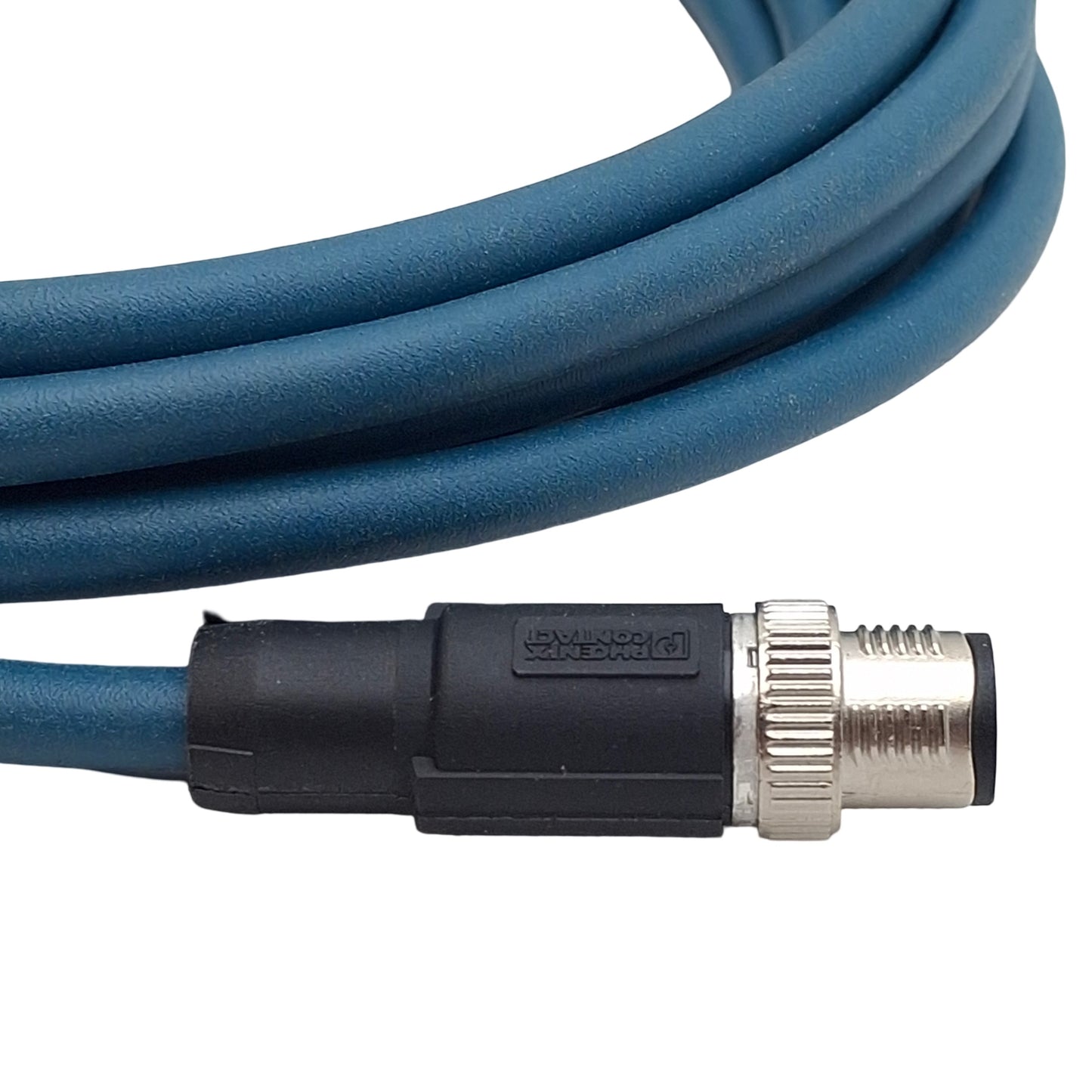 New  Keyence OP-87451 NFPA79 Compliant Monitor Cable, 4-Pin M12 Male, 5m