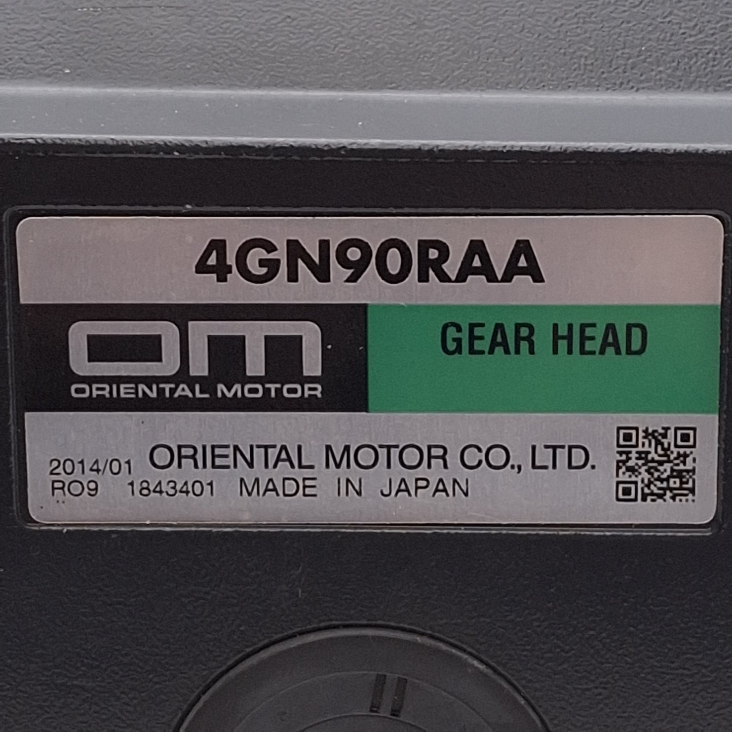 Used Oriental Motor 4RK25GN-AW2M / 4GN90RAA Gearmotor, 90:1, 25W 100-115VAC, 16rpm