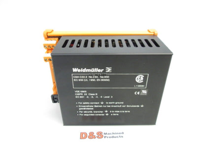 Used Weidmuller 991748 Power Supply 115-230VAC-In 24VDC-Out