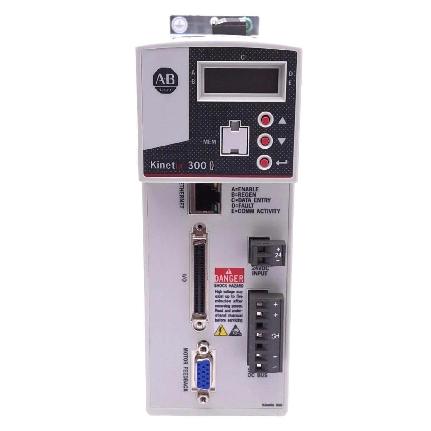 Used Allen Bradley 2097-V33PR3 Kinetix 300 Servo Drive, 3-Phase 0-230VAC 0-400Hz, 1kW