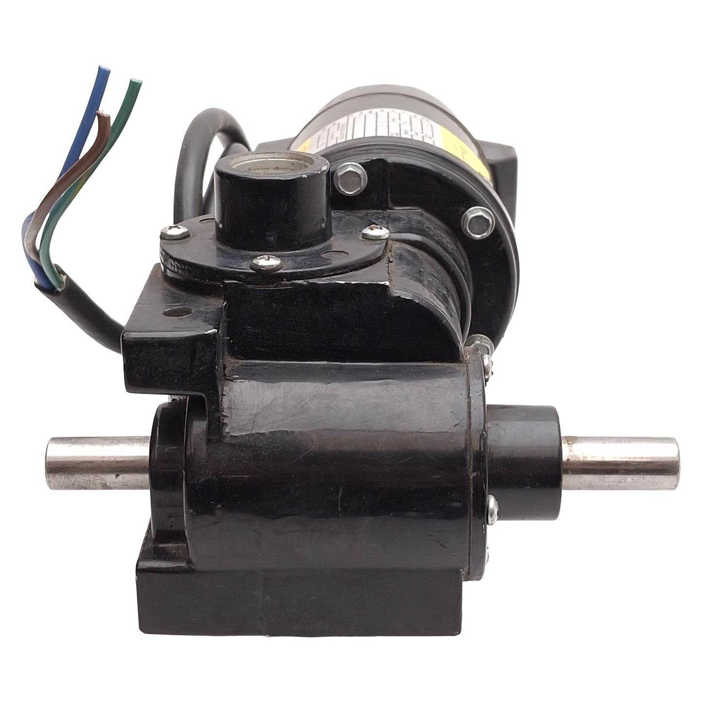 Used Baldor GP232006 DC Gearmotor, 310:1, 1/27HP 90VDC, 8.7rpm, 66lb-in, ø1/2in Shaft