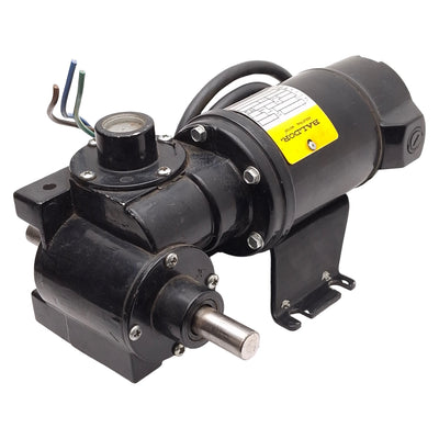 Used Baldor GP232006 DC Gearmotor, 310:1, 1/27HP 90VDC, 8.7rpm, 66lb-in, ø1/2in Shaft