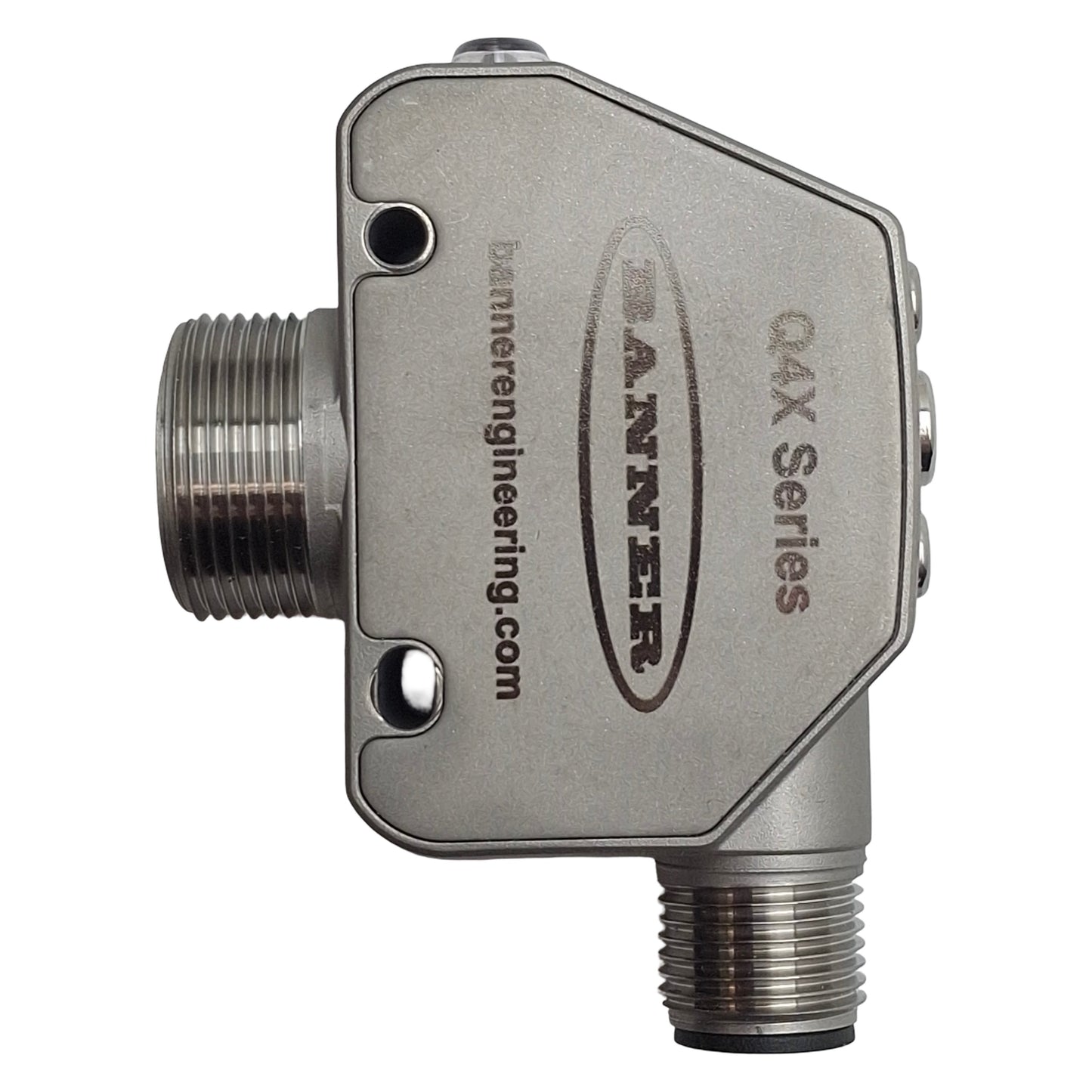 Used Banner Q4XTILAF100-Q8 Photoelectric Sensor, 100mm Range, 12-30VDC, 5-Pin M12