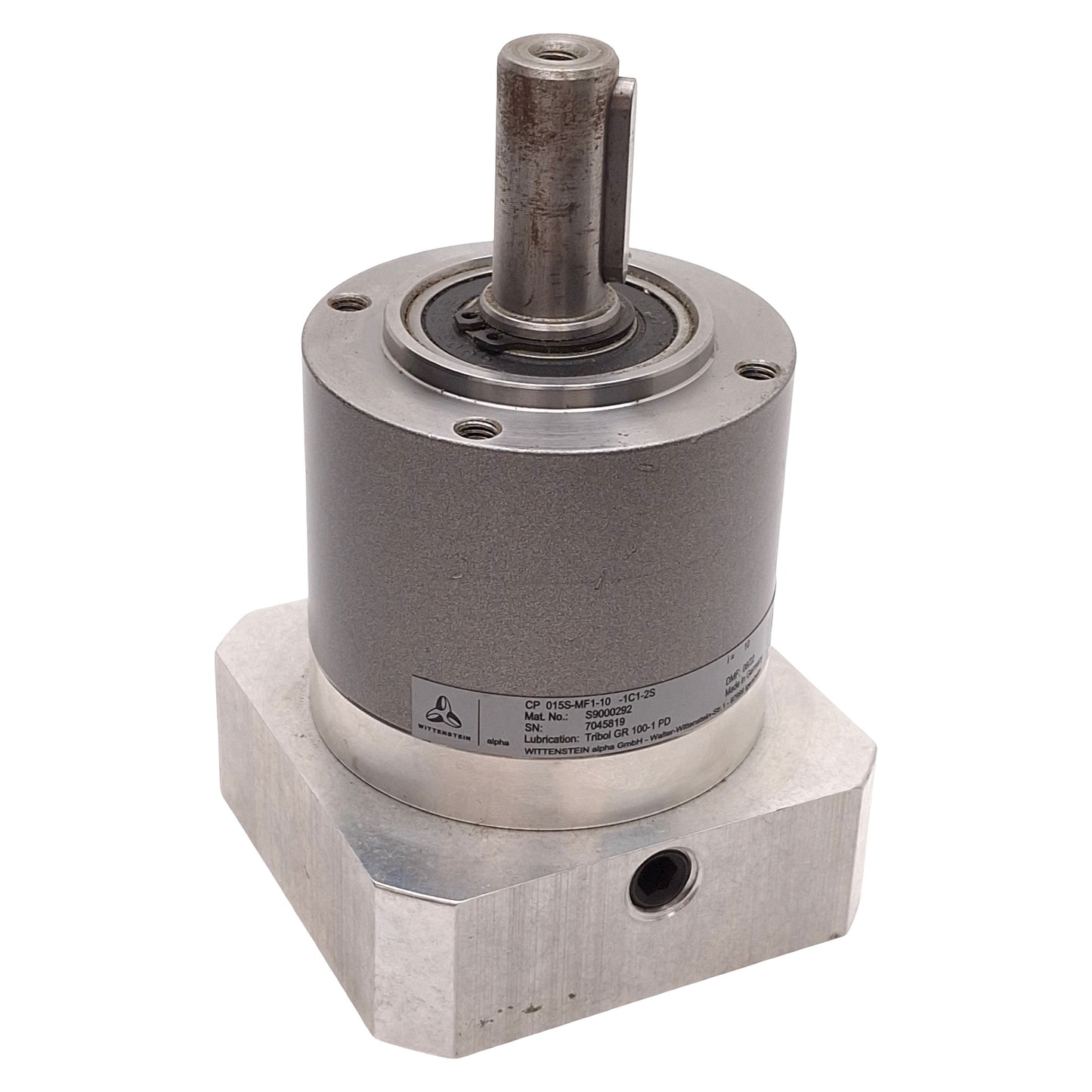 New – Open box Wittenstein Alpha CP 015S-MF1-10-1C1-2S Planetary Gearbox 10:1 ø14mm Bore/Shaft