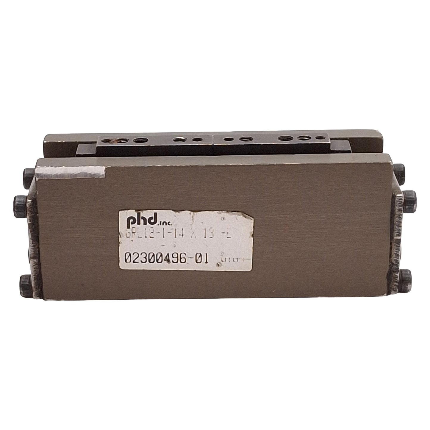 Used Phd GRL12-1-14x13-E Parallel Gripper, ø14mm Bore, 13mm Travel, 100psi, 10-32