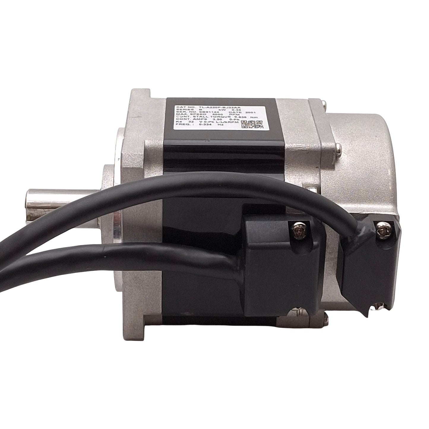 Used Allen Bradley TL-A220P-BJ32AA Knitex Servo Motor, 0.35kW, 3Ø 230VAC, 5000rpm