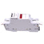 Used Wago 811-411 Fuse Holder, Class CC 1-Pole, 600VAC/DC 30A Max, DIN Rail