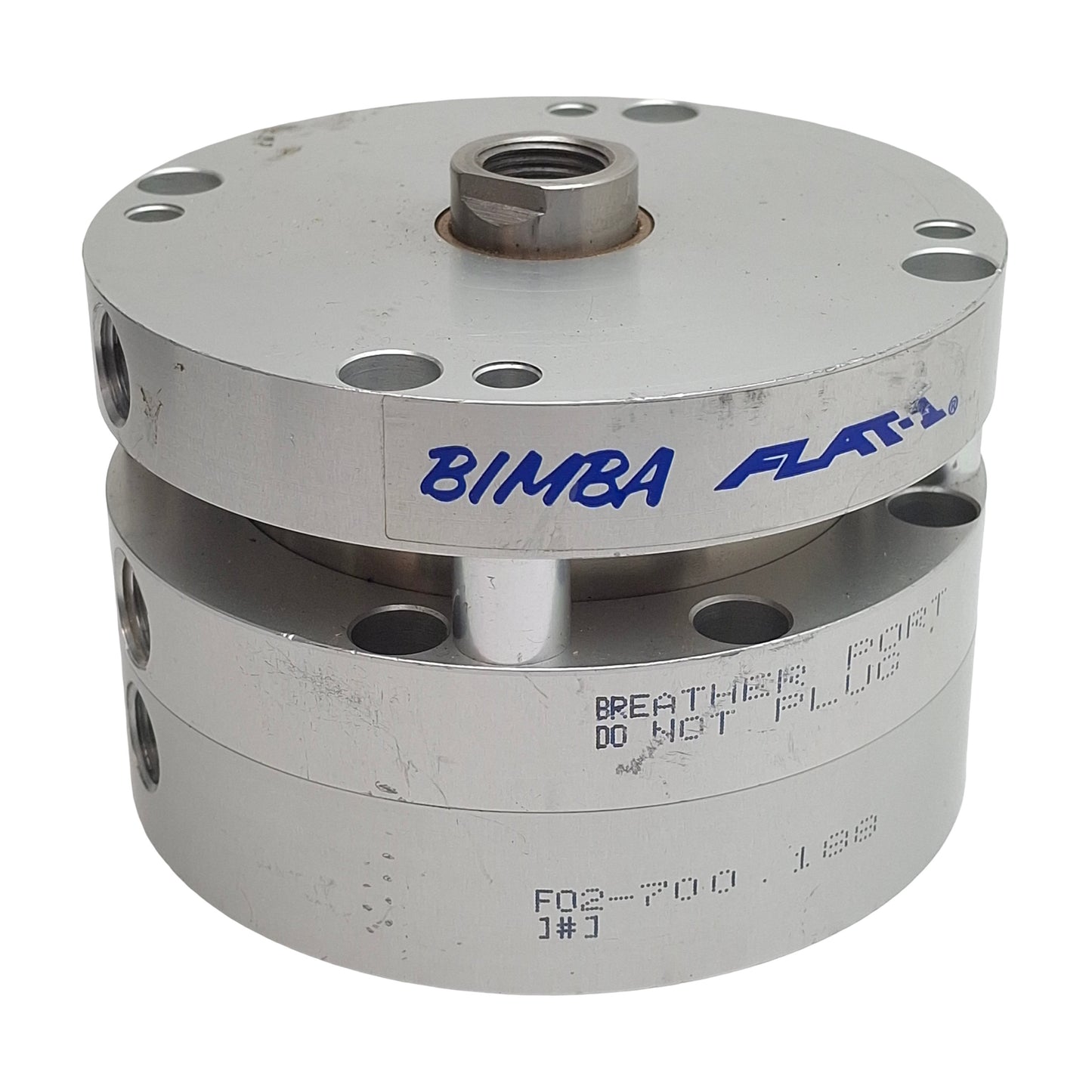 Used Bimba FO2-700.188 Flat-1 Multiple Power Cylinder ø3" Bore, 0.188" Stroke, 100psi