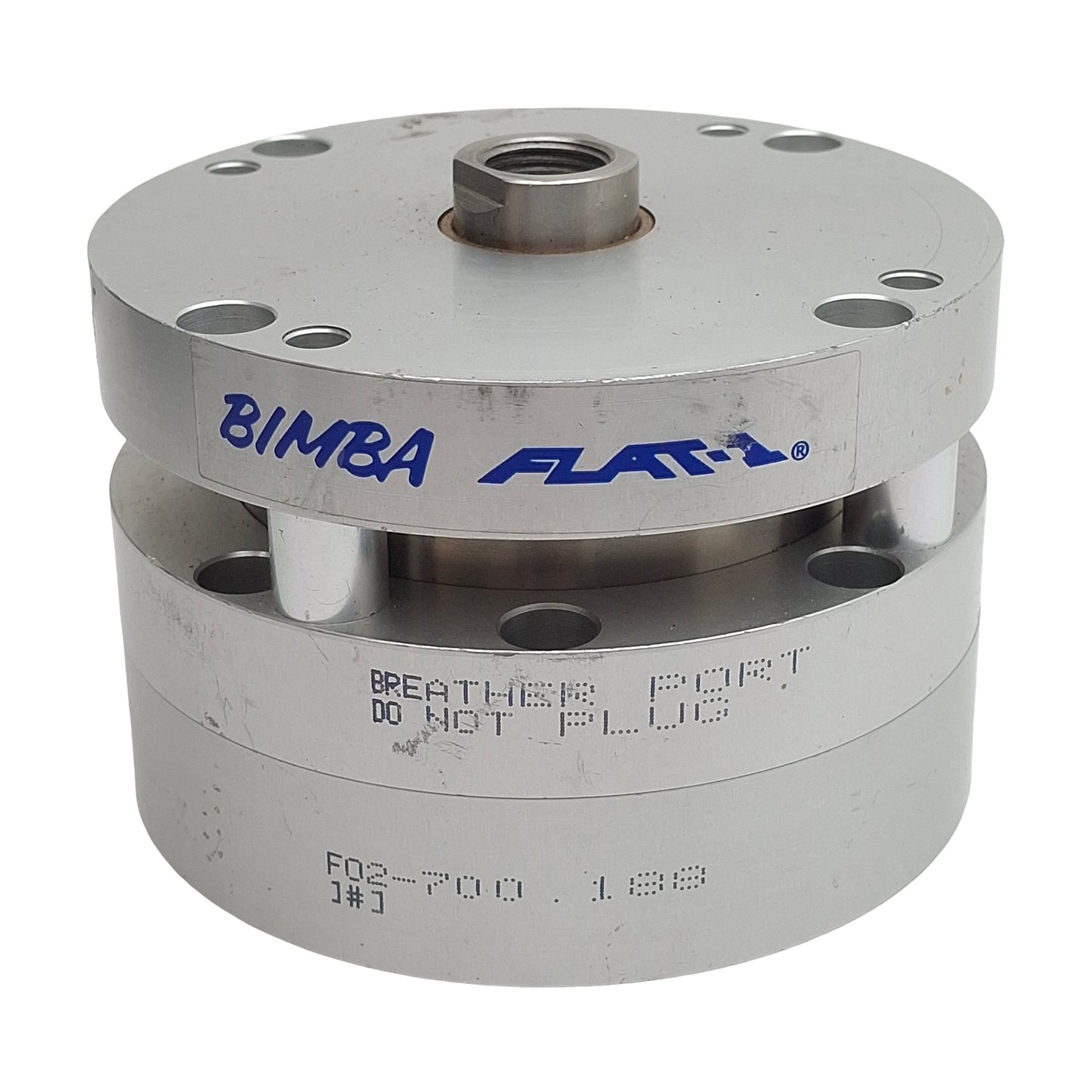 Used Bimba FO2-700.188 Flat-1 Multiple Power Cylinder ø3" Bore, 0.188" Stroke, 100psi