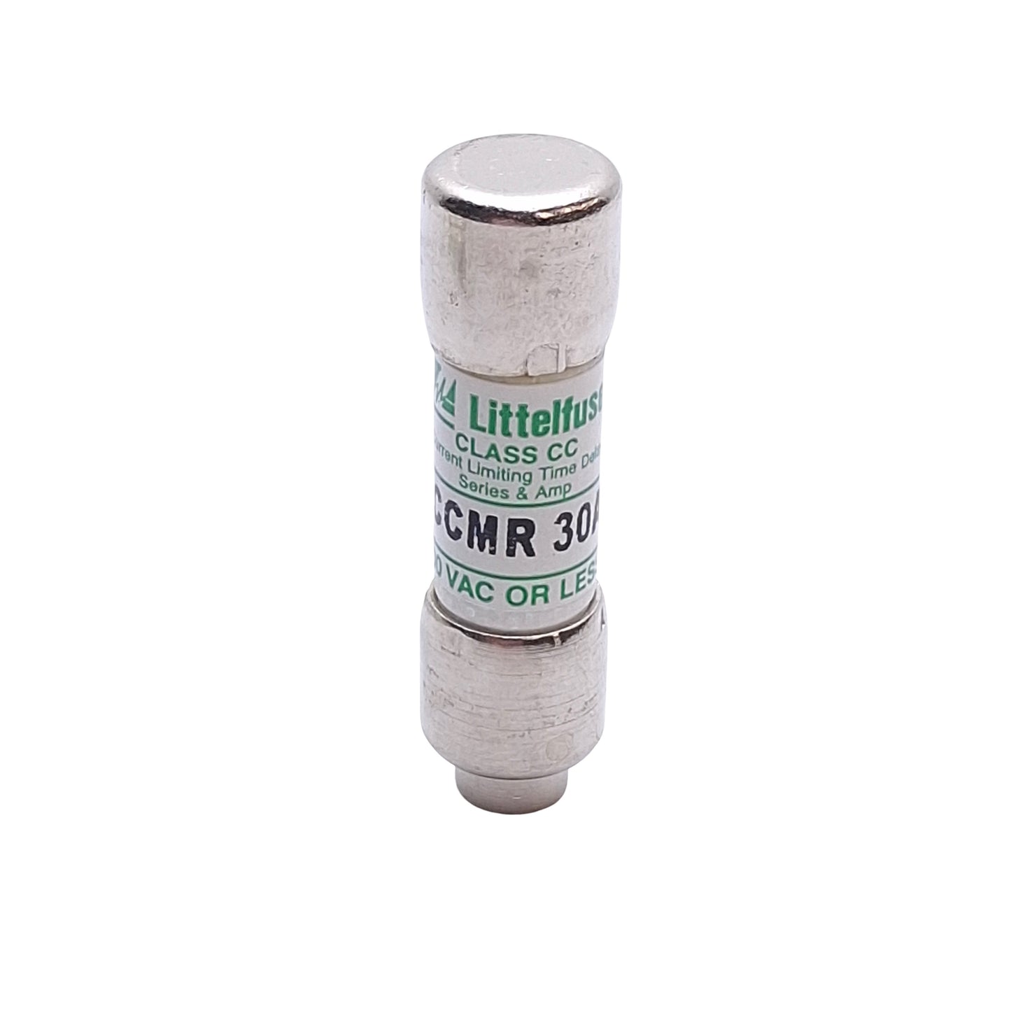 New Lot of 5 Littelfuse CCMR30A Time Delay Fuses, 30 Amps, 600VAC, Class CC