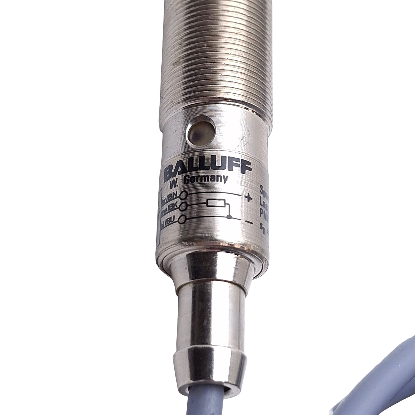 New – Open box Balluff BOS 18M-PO-1RB-AO-C-152 Photoelectric Sensor, 2m Range, PNP NC, 10-30VDC