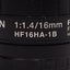 Used Fujinon HF16HA-1B Machine Vision Lens, 100mm WD, 1:1.4/16mm, M25.5x0.5, C-Mount