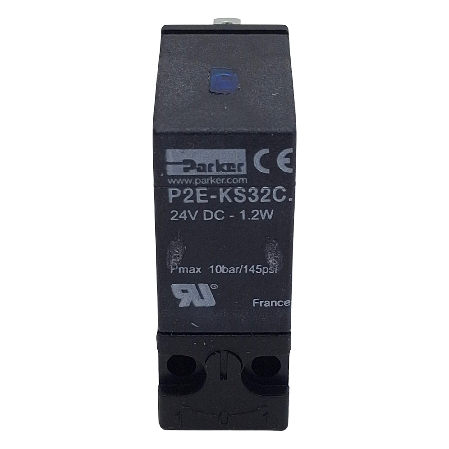 New Parker PS3441B49P Plug-In Solenoid Operator, 15mm, 145psi Max, 1.2W 24VDC Coil