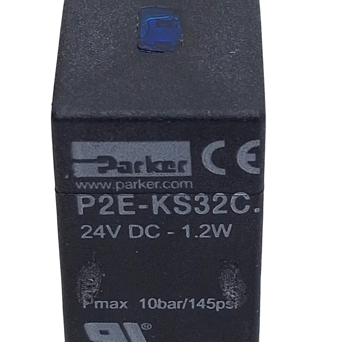 New Parker PS3441B49P Plug-In Solenoid Operator, 15mm, 145psi Max, 1.2W 24VDC Coil