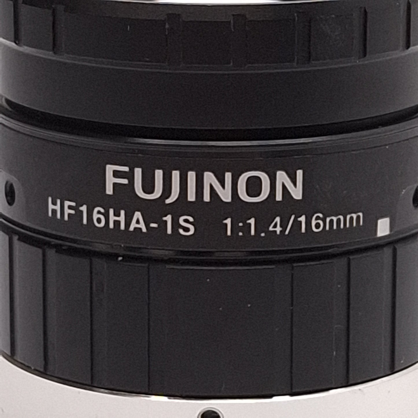 Used Fujinon HF16HA-1S Machine Vision Lens, 40mm WD, 1:1.4/16mm, M25.5x0.5, C-Mount