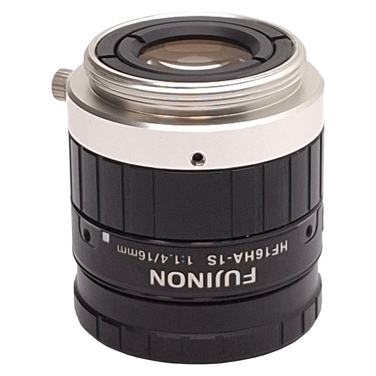 Used Fujinon HF16HA-1S Machine Vision Lens, 40mm WD, 1:1.4/16mm, M25.5x0.5, C-Mount