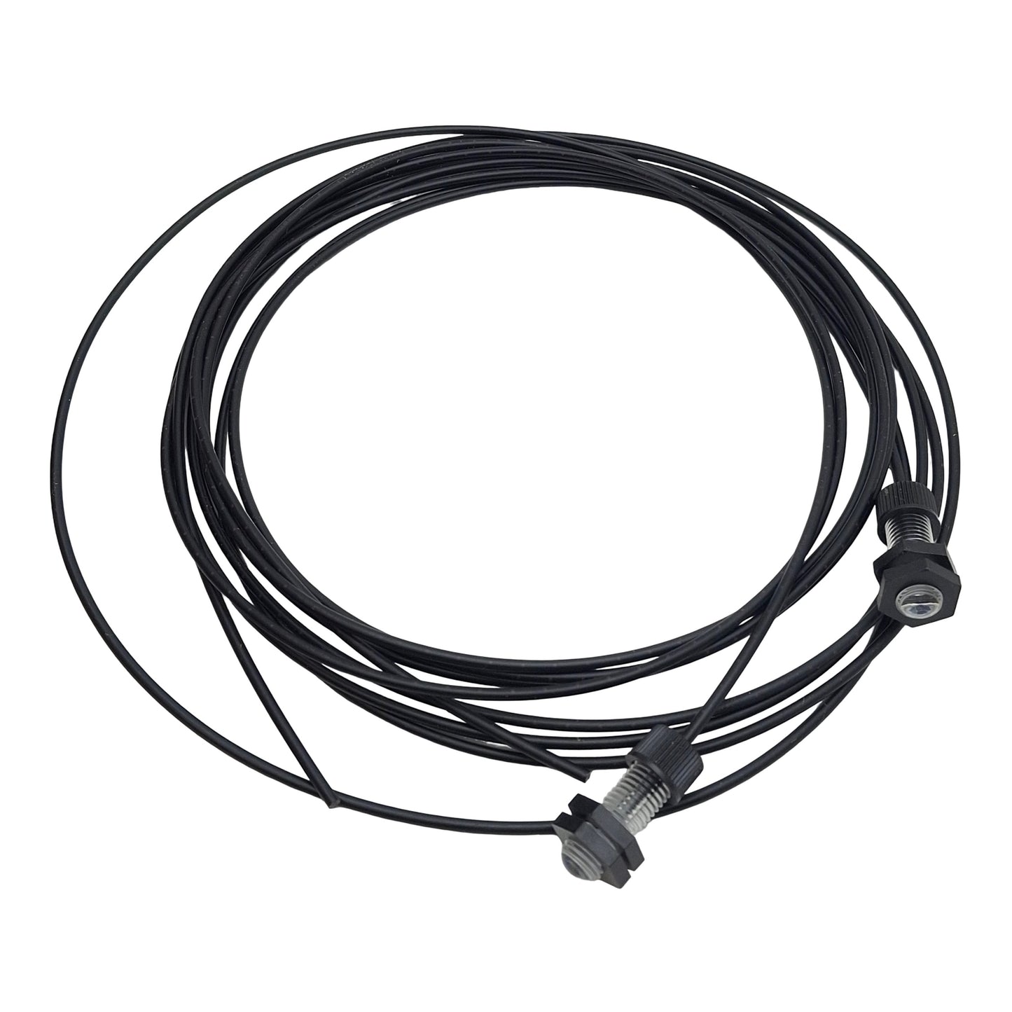 New Banner PIL46U 34080 Inline Plastic Fiber Optic, ø1mm Core, 2m Length M8x1 Barrel