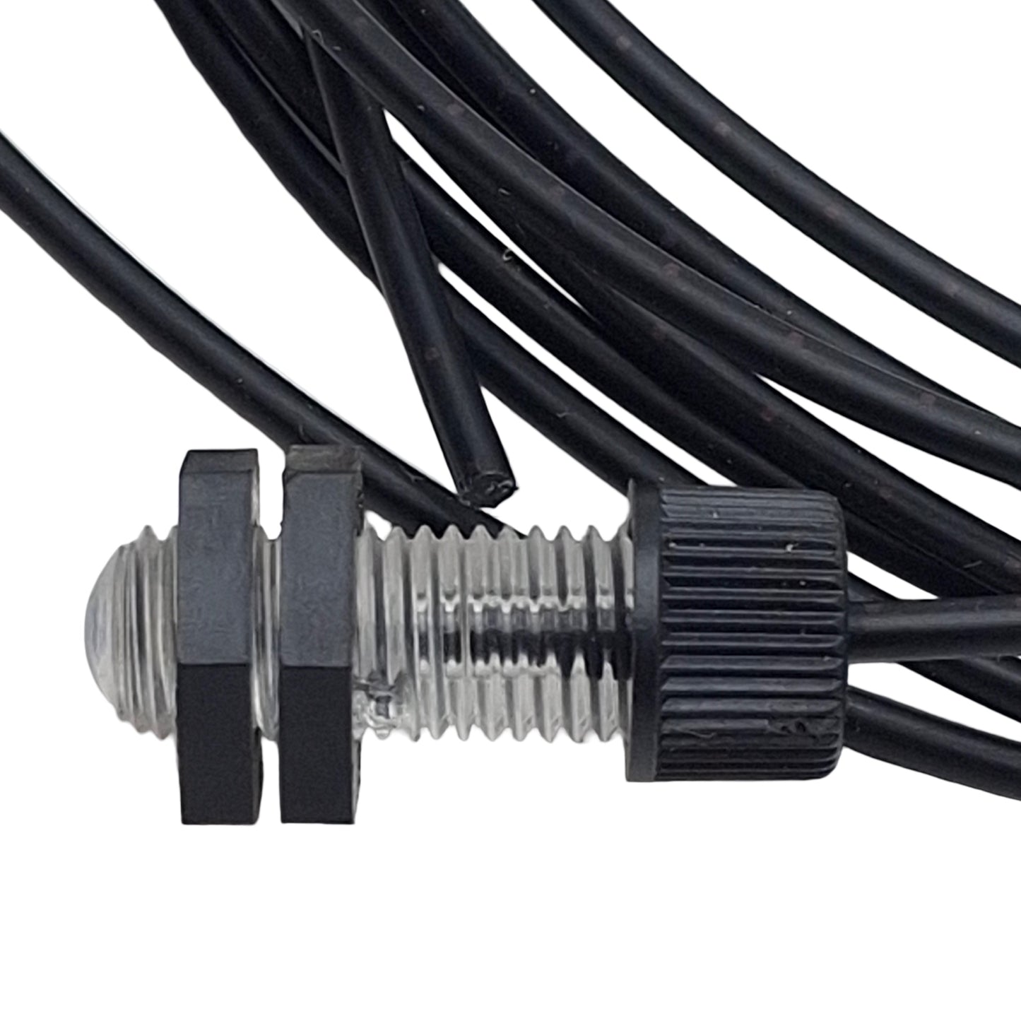 New Banner PIL46U 34080 Inline Plastic Fiber Optic, ø1mm Core, 2m Length M8x1 Barrel