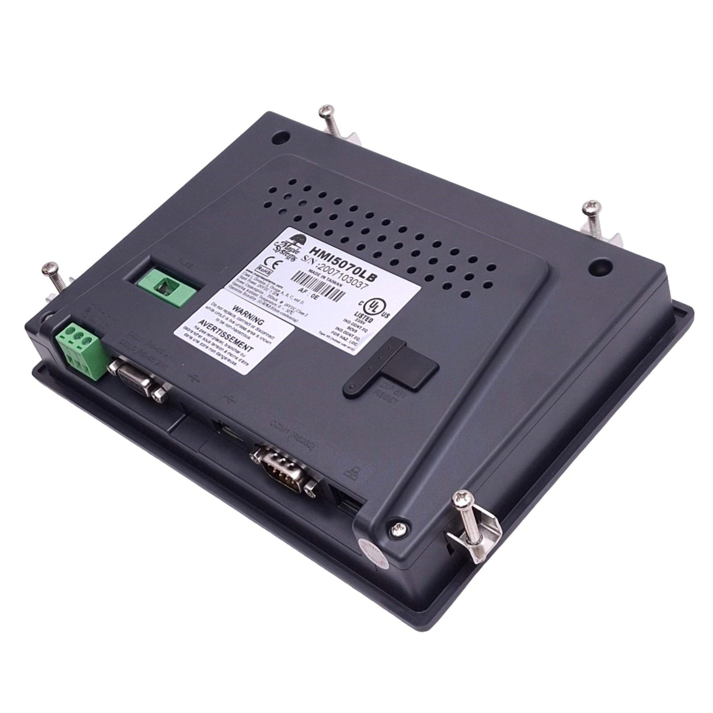 Used Maple Systems HMI5070LB Operator Interface, 7" LCD Touch Screen, 800x480, 24VDC