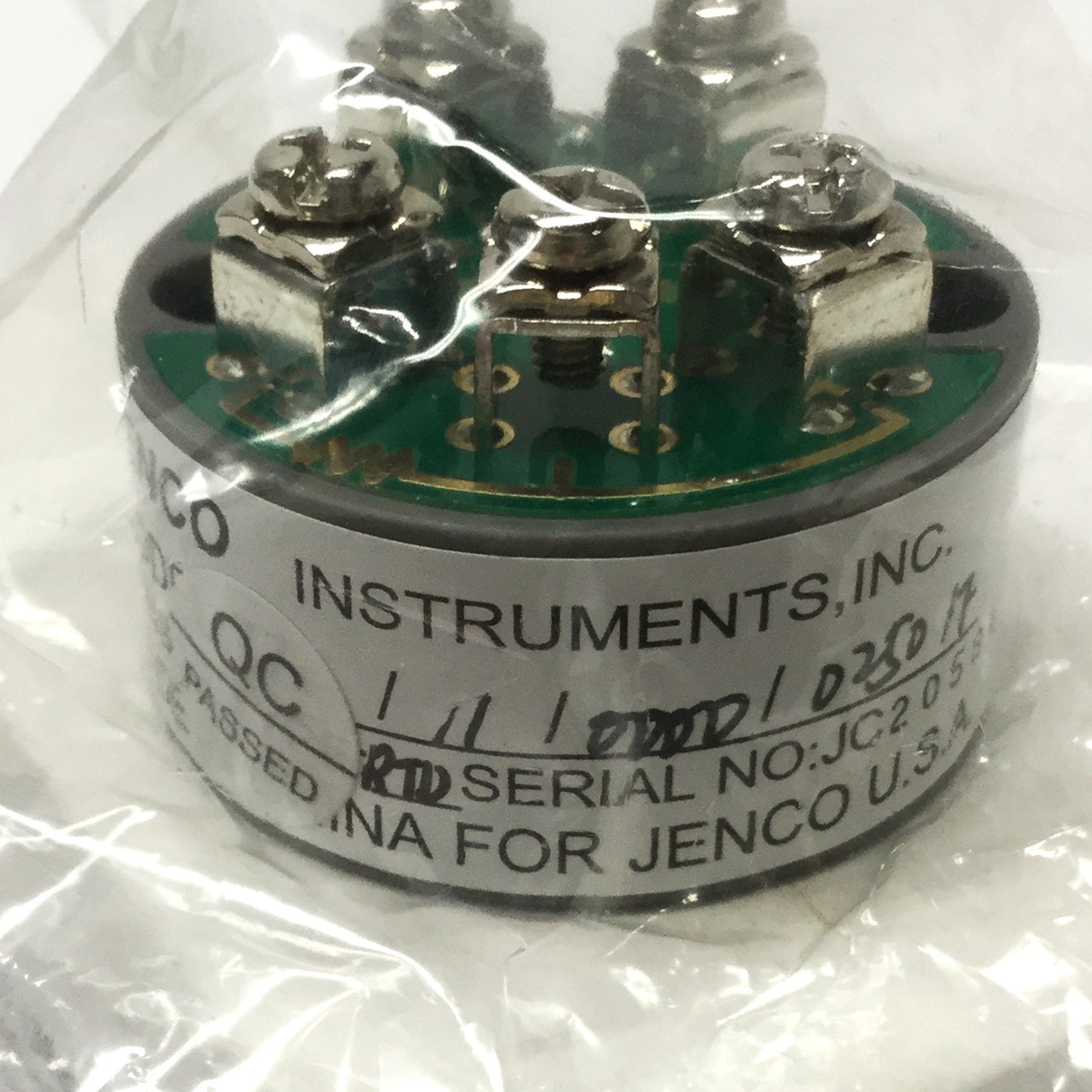 New – Open box Jenco 77/11/0000/+0250/FAH Temperature Transmitter, 3-Wire RTD, 0-250°F, 4-20mA