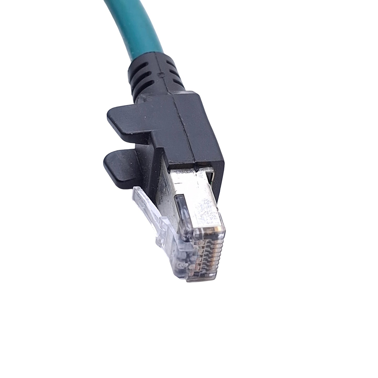 Used Cognex 84901-1001 InSight Vision Ethernet Cable, RJ45 to M12 8-Pin, 30V 2A, 0.2m