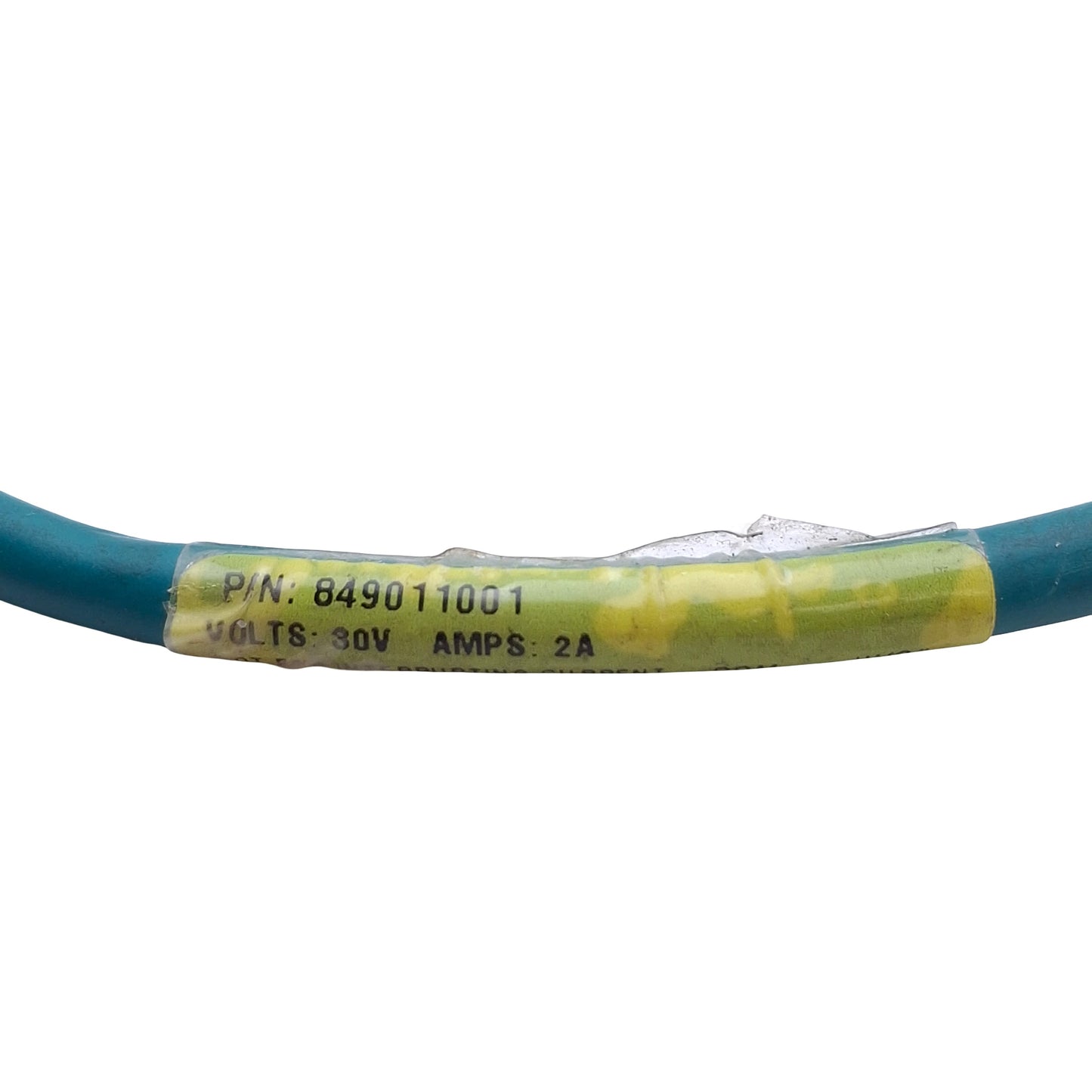 Used Cognex 84901-1001 InSight Vision Ethernet Cable, RJ45 to M12 8-Pin, 30V 2A, 0.2m