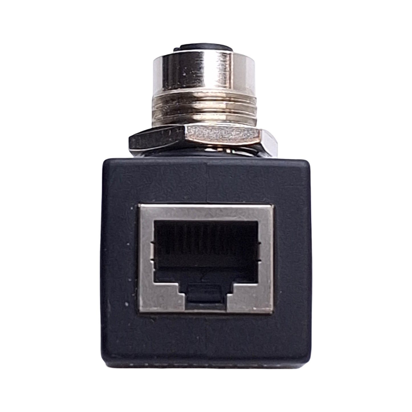 Used Balluff BCC085H Bulkhead Connector, M12 4-Pin Female to RJ45, 60VAC/DC 0.5A