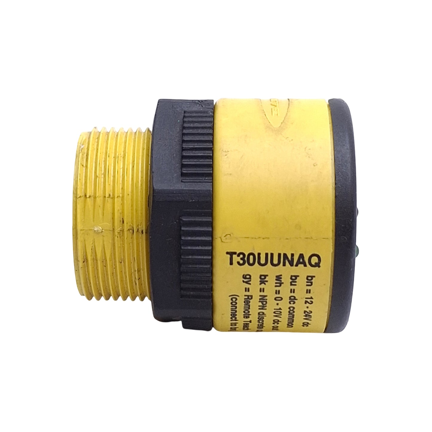 Used Banner T30UNNAQ Ultrasonic Sensor, 150mm-1m Range, 15-24VDC Supply, NPN Output