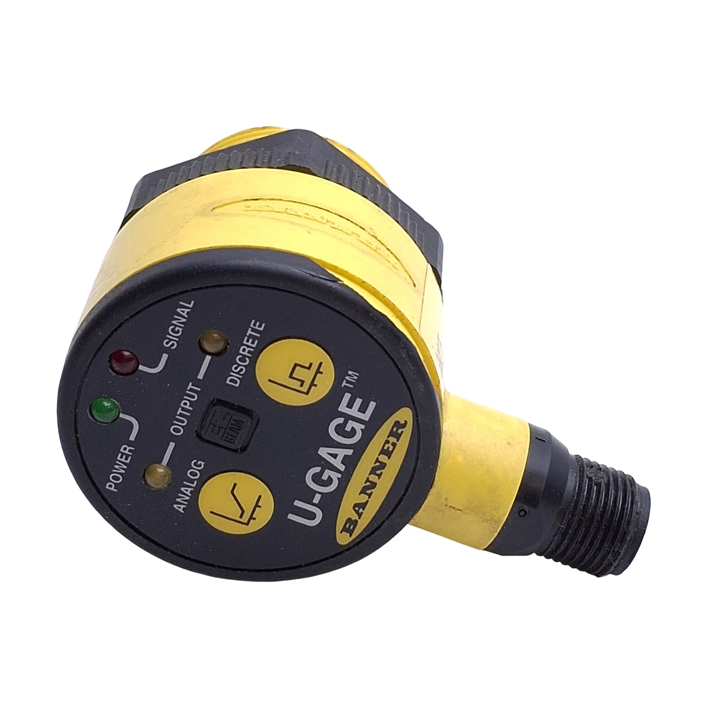 Used Banner T30UNNAQ Ultrasonic Sensor, 150mm-1m Range, 15-24VDC Supply, NPN Output