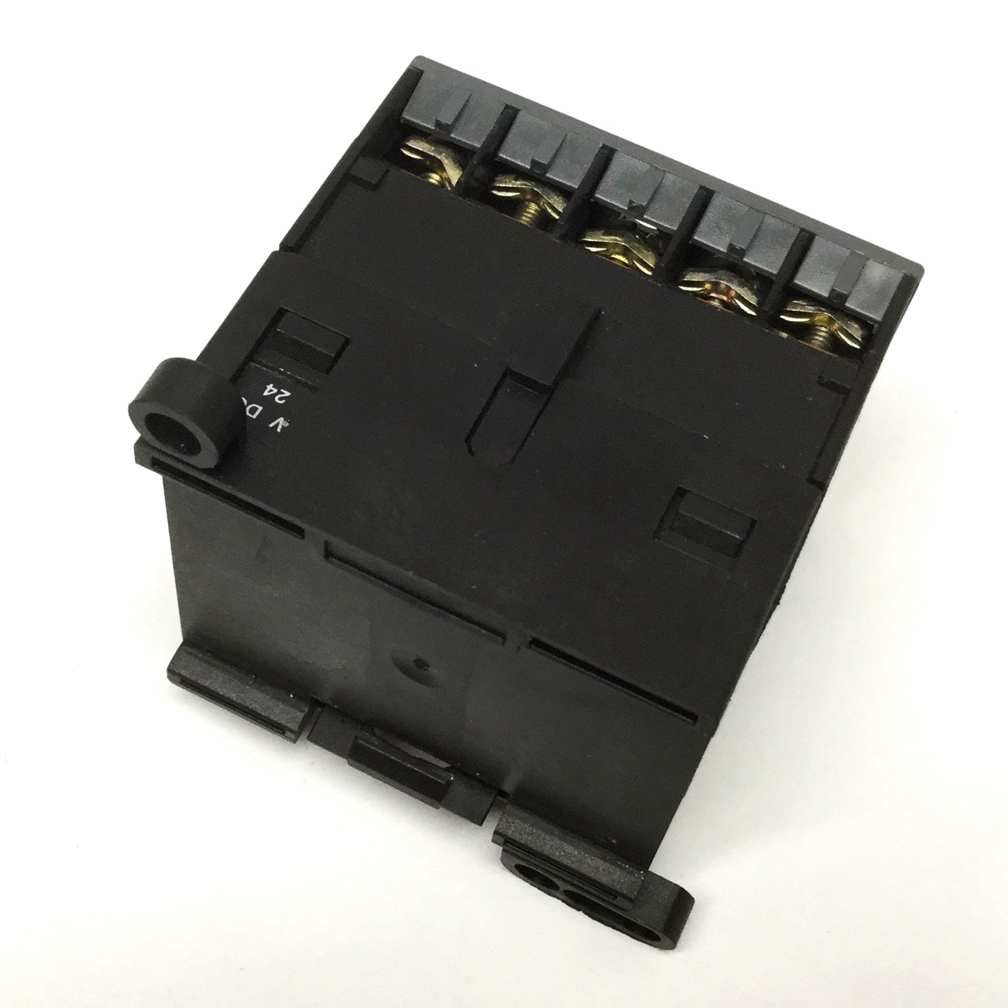 Used Cutler Hammer D12CRC40T1 Control Relay, 4-Pole NO, 24VDC Coil, 5A 600VAC