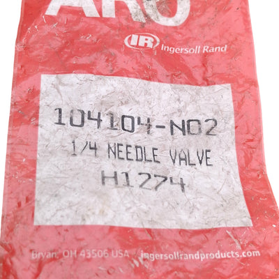 New Ingersoll Rand 104104-N02 Aro Diaphragm Pump Speed Control, 1/4in NPTF