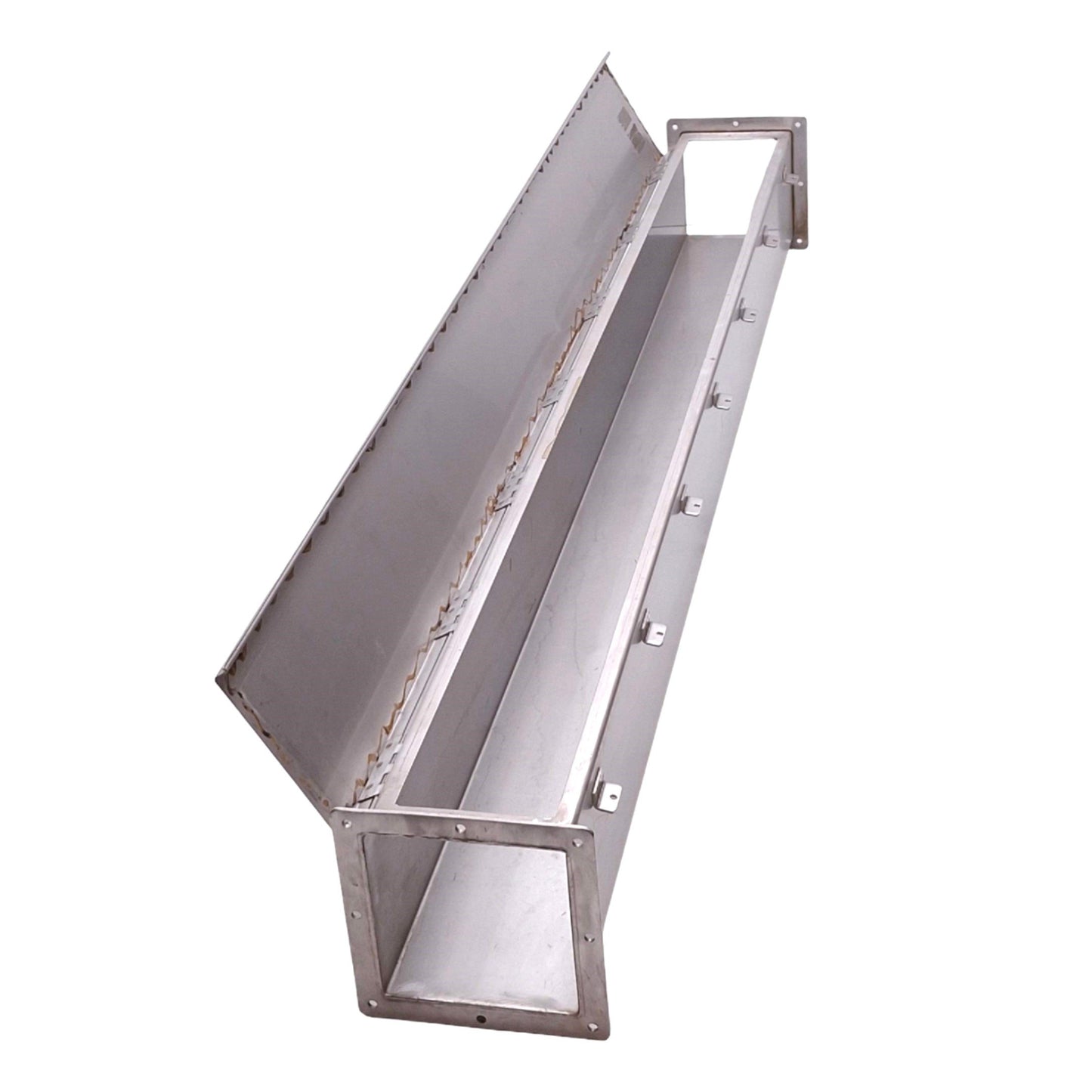 Used Hoffman F66W60SS Stainless Steel Wireway, 6x6" Enclosure, 5ft Length, NEMA 4