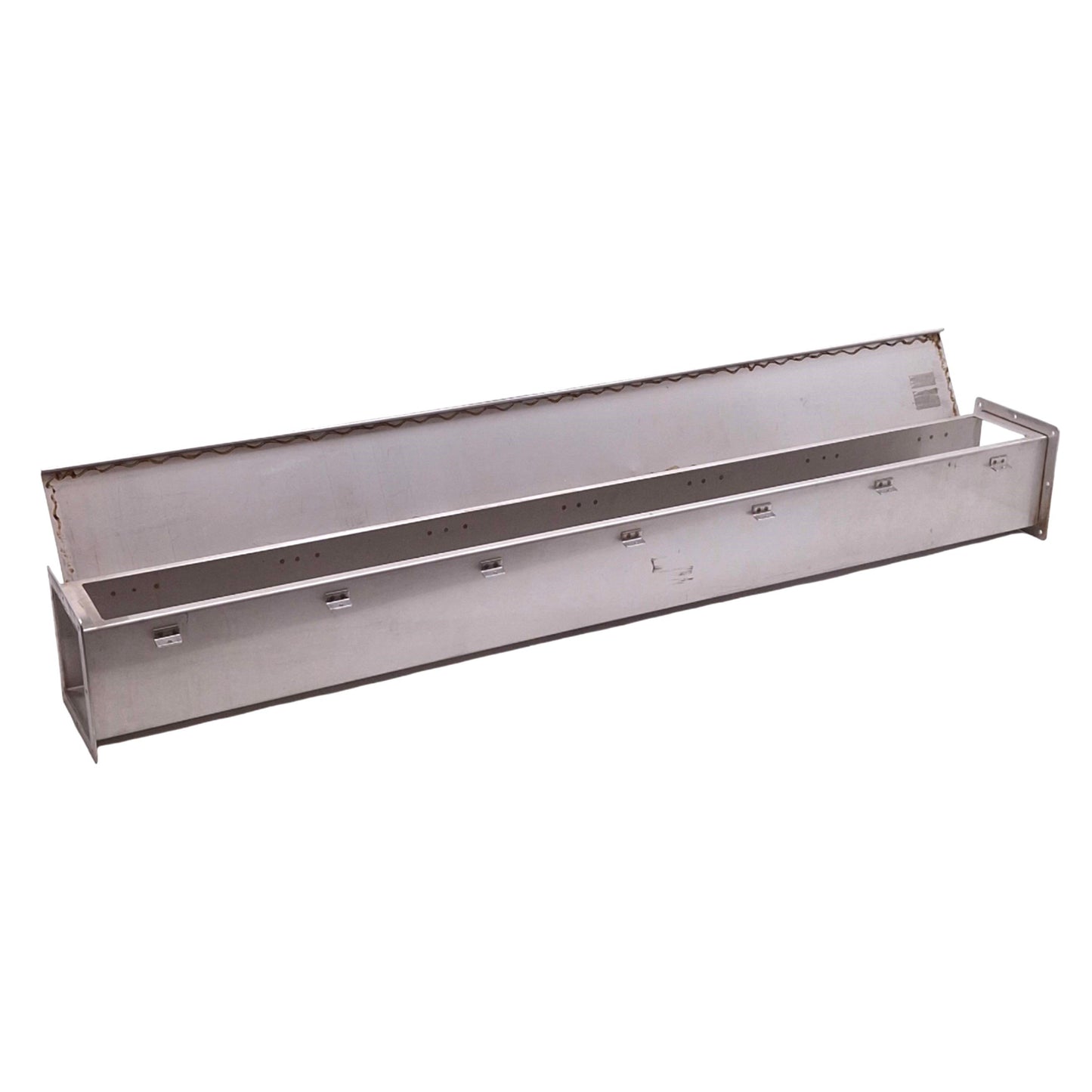 Used Hoffman F66W60SS Stainless Steel Wireway, 6x6" Enclosure, 5ft Length, NEMA 4