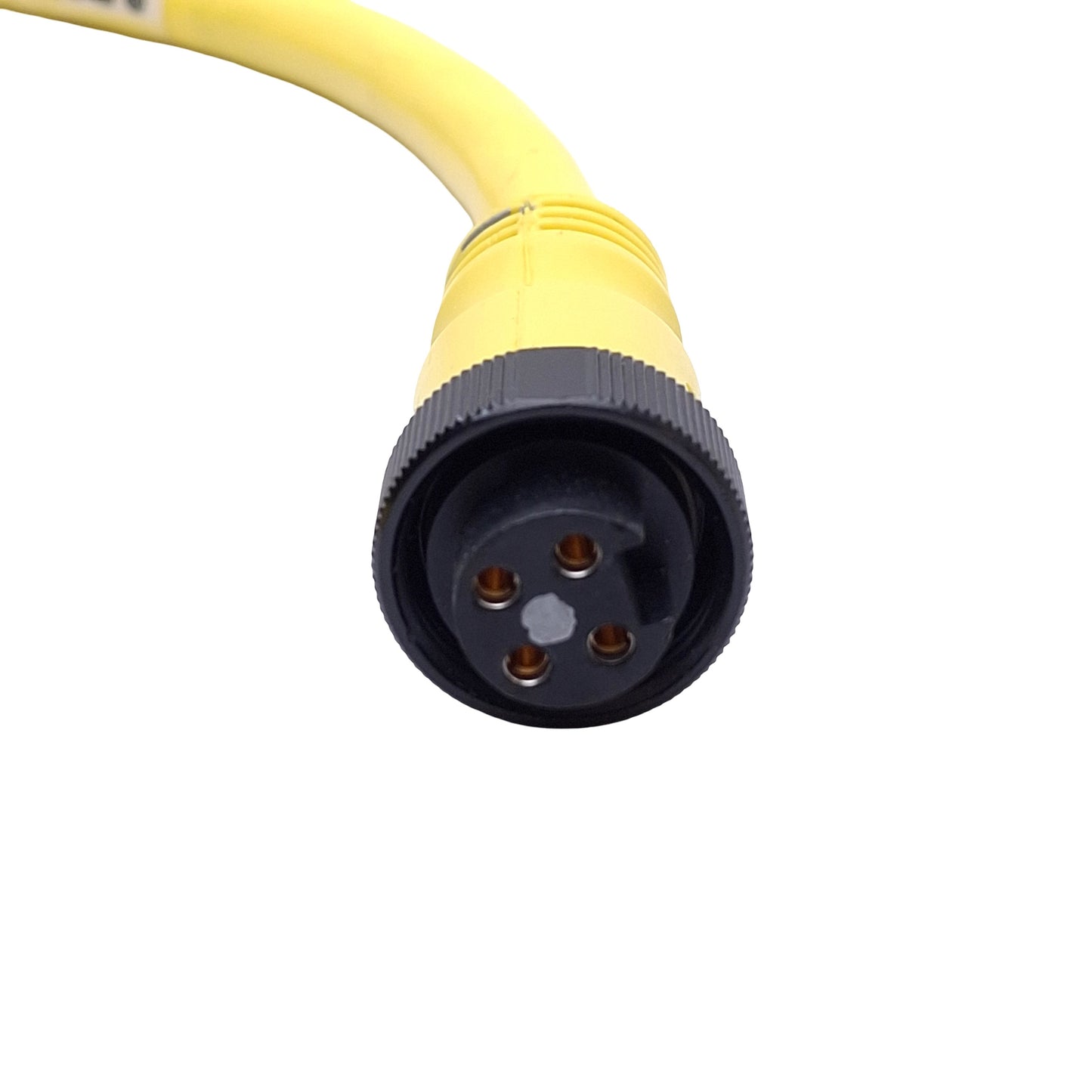 Used Allen Bradley 889N-F4AFNM-1 QD Cable Cordset, 4-Pin Mini Plus, 600V 10A, 1m