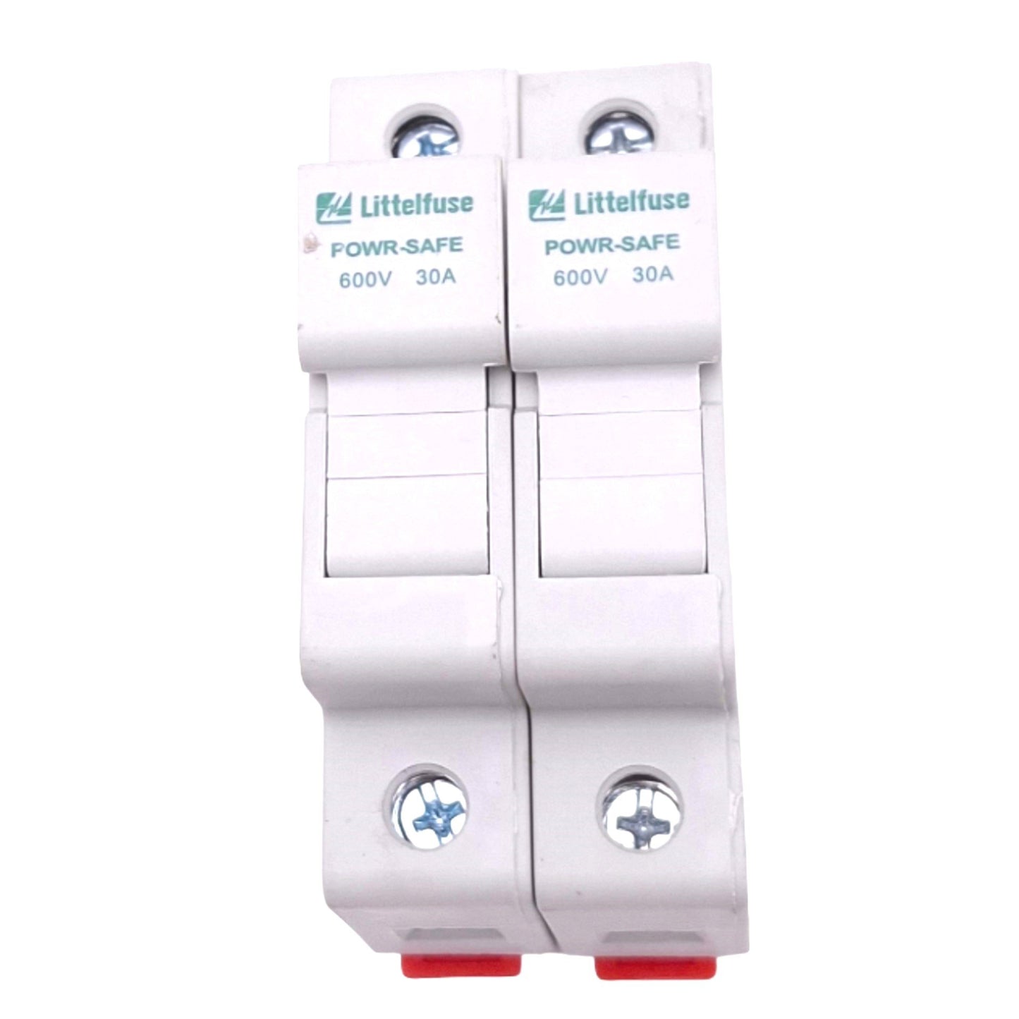 Used Lot of 2 Littelfuse LPSC CH Fuse Holders, 1-Pole Class CC, 600V 30A Max