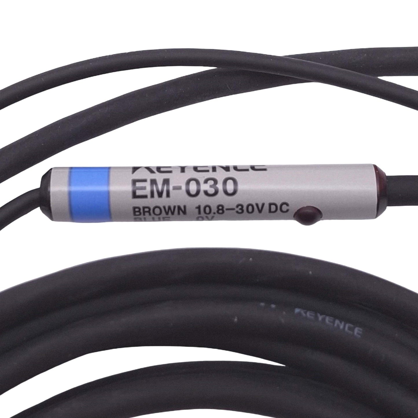 New Keyence EM-030 Proximity Sensor, ø3mm, 0.6mm Range, NPN 200mA Out, 10-30VDC