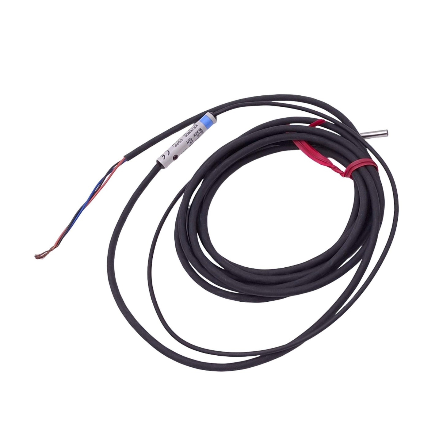New Keyence EM-030 Proximity Sensor, ø3mm, 0.6mm Range, NPN 200mA Out, 10-30VDC