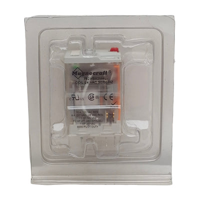 New Schneider Electric 782XBX2M4L-24A Ice-Cube Relay, 277VAC/28VDC 8A, 24VAC Coil
