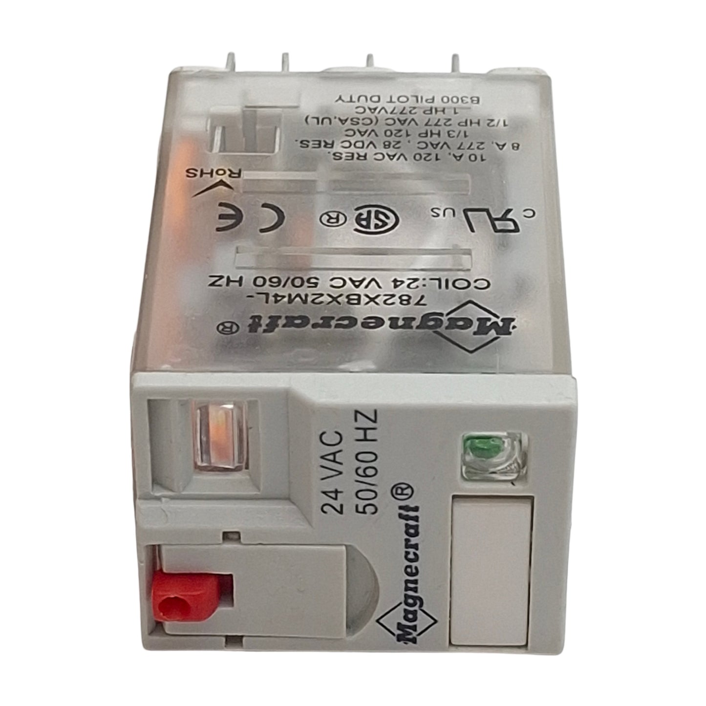 New Schneider Electric 782XBX2M4L-24A Ice-Cube Relay, 277VAC/28VDC 8A, 24VAC Coil