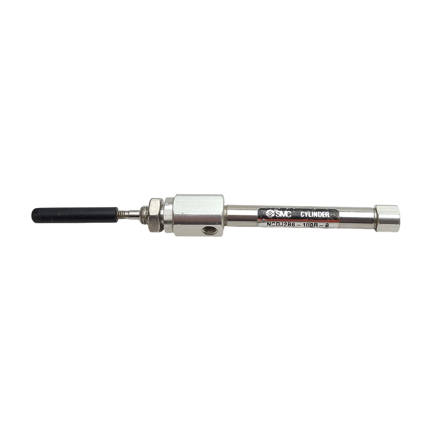 Used Lot of 2 SMC NCDJ2B6-100R-B Pneumatic Cylinder, ø1/4in Bore, 1in Stroke, #10-32