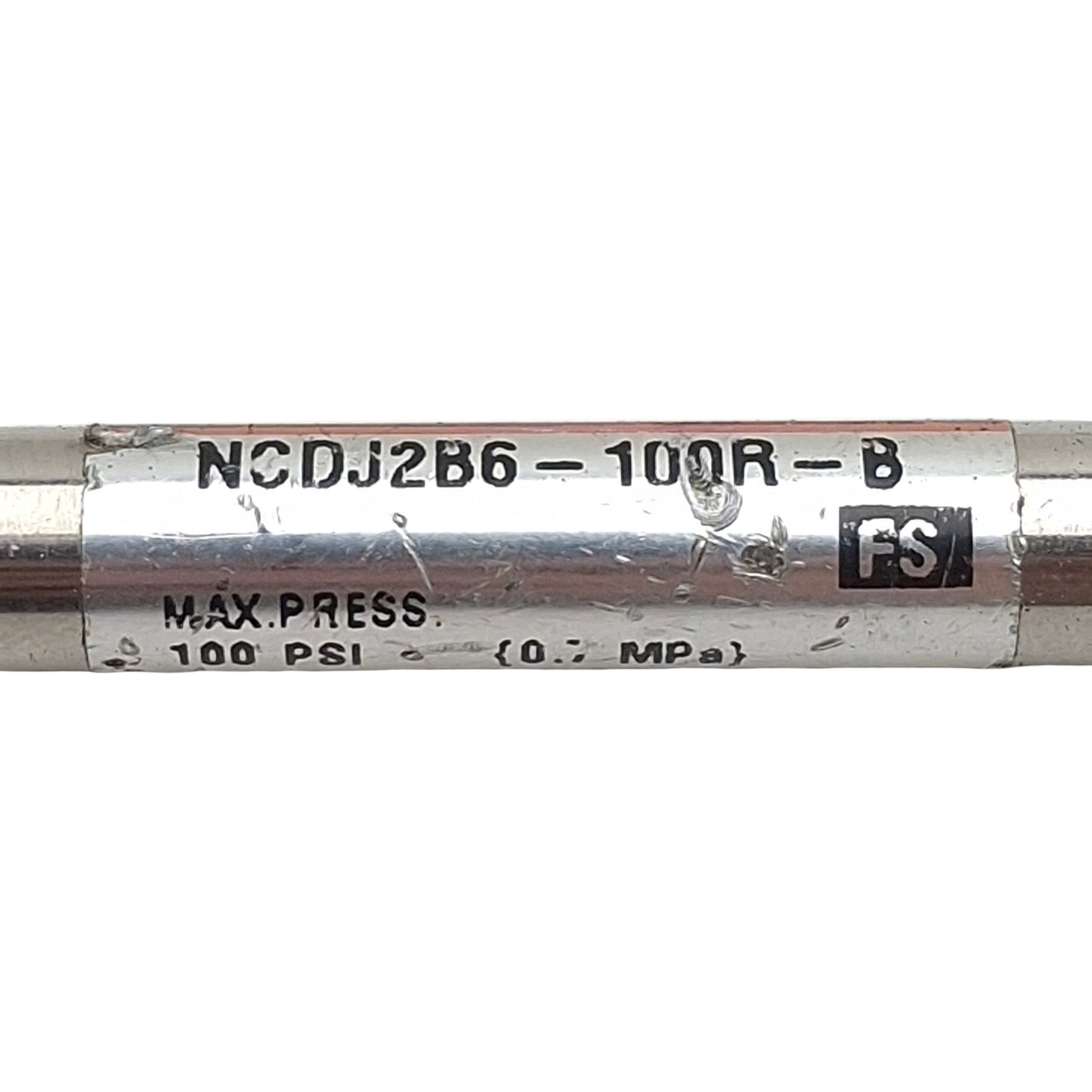 Used Lot of 2 SMC NCDJ2B6-100R-B Pneumatic Cylinder, ø1/4in Bore, 1in Stroke, #10-32