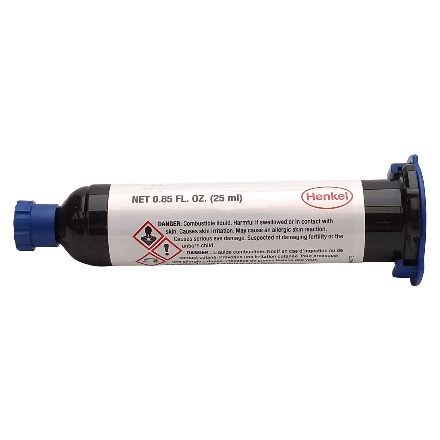 Used Loctite 312057 AA 3922 UV Light Cure Adhesive, 25mL Syringe, Clear, Acrylic