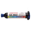 Used Loctite 312057 AA 3922 UV Light Cure Adhesive, 25mL Syringe, Clear, Acrylic