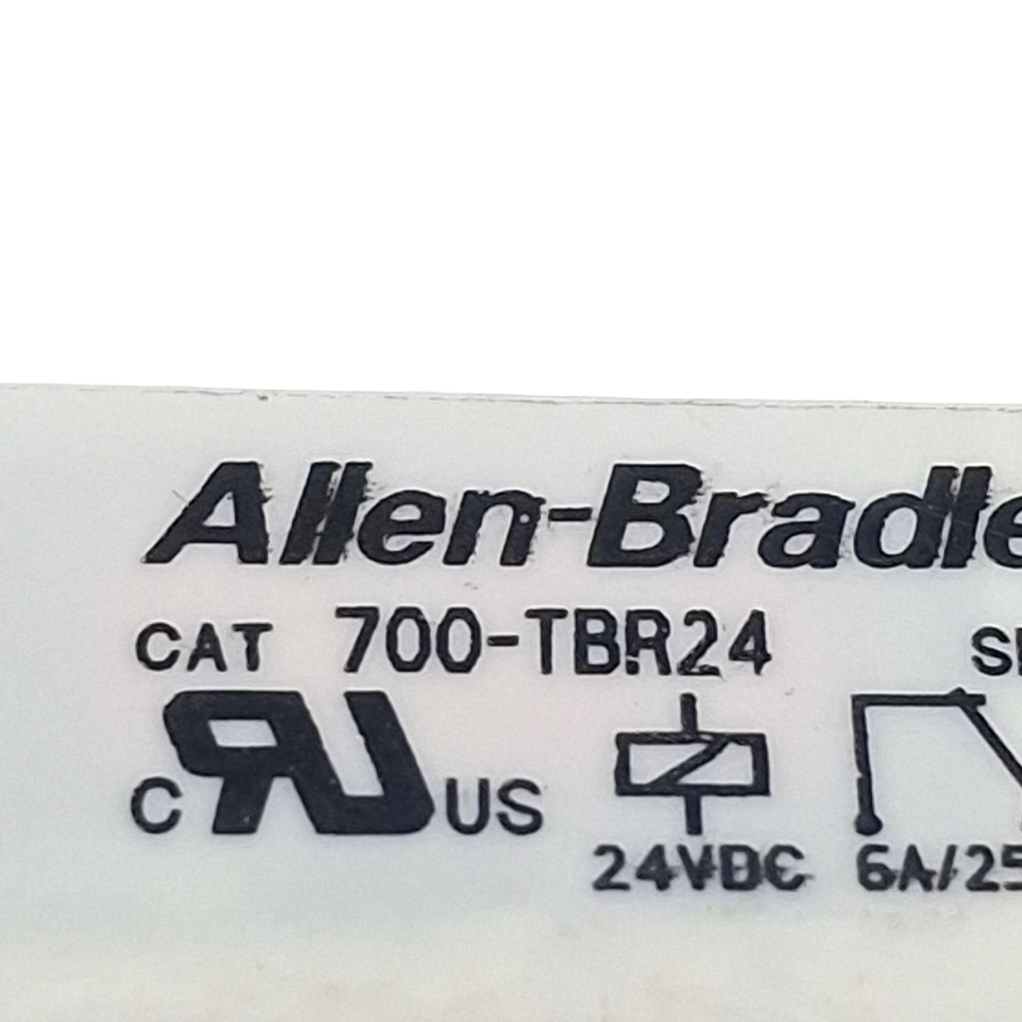 Used Lot of 6 Allen Bradley 700-TBR24 Power Relay, SPDT, 5-Pin, 6A 250VAC, 24VDC Coil
