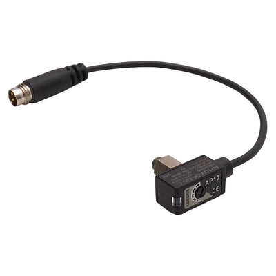 Used Adsens AP10V-04-M5-C Pressure Sensor, -101.3~0.0kPa, PNP, 10.8-30VDC, M8 3-Pin