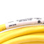 Used Turck WKM 40-4M Single Ended Cableset 7/8" Right-angle 4-Pin Female-Flying Leads