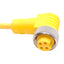 Used Turck WKM 40-4M Single Ended Cableset 7/8" Right-angle 4-Pin Female-Flying Leads