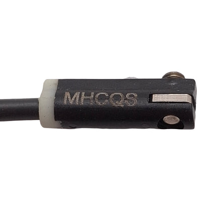 Used Bimba MHCQS Mini EdgeSwitch Sourcing Switch, PNP, Solid State, 5-28VDC, M8 3-Pin